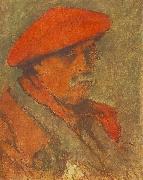 Self-portrait with Red Beret